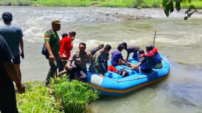 bocah-7-tahun-terseret-arus-sungai-pengondangan-glenmore-banyuwangi,-ditemukan-meninggal-5,5-km-dari-lokasi