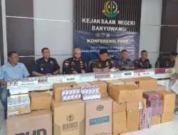 Tangkap 4 Tersangka, Bea Cukai Banyuwangi Amankan 6,5 juta Rokok Ilegal Senilai Rp10 M