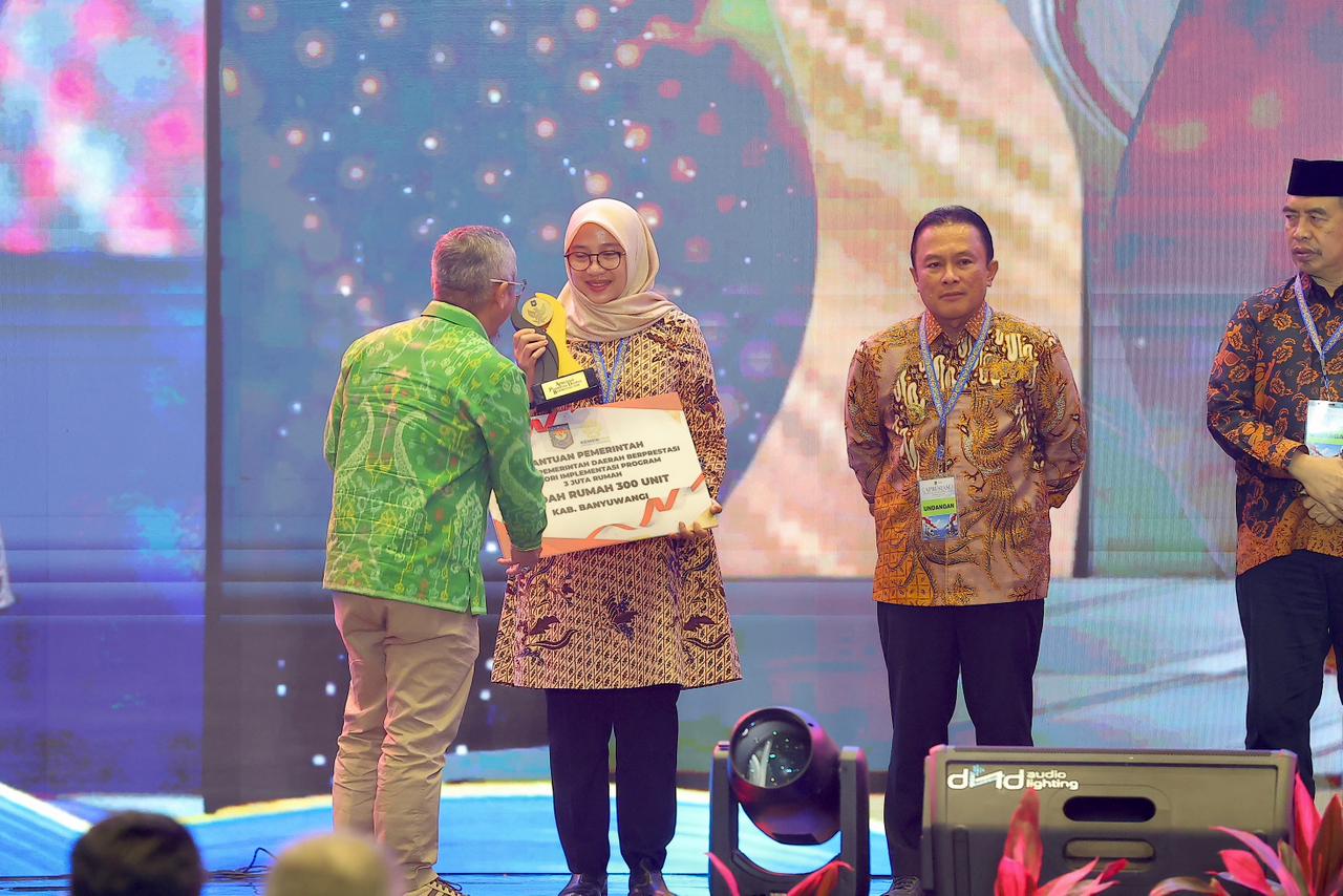 Banyuwangi Raih Penghargaan Program 3 Juta Rumah, Terima Tambahan Kuota 300 Unit Bedah Rumah
