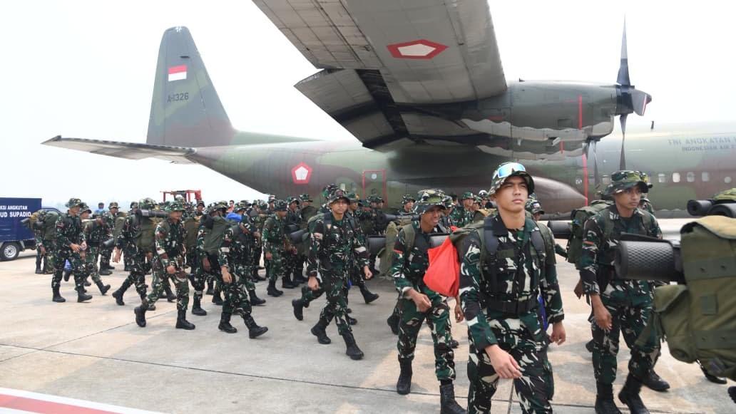 1.260 Personel TNI Dikerahkan ke Kalimantan Barat untuk Perkuat Penanganan Karhutla