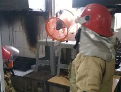 Kebakaran Akibat Lupa Mematikan Kompor, Dapur Restoran Fujiyama Sushi Banyuwangi Ludes
