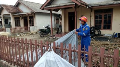 Kantor Jaringan WiFi di Banyuwangi Terbakar Akibat Bakar Sampah Sembarangan
