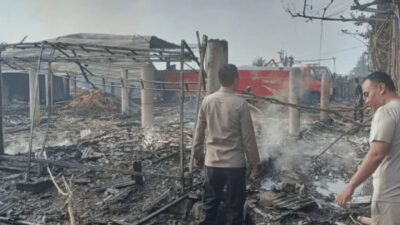 Kebakaran Kandang Ayam di Purwoharjo Banyuwangi Akibatkan Kerugian Rp2,5 Miliar