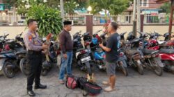 Polisi Gerebek Arena Sabung Ayam di Muncar, Puluhan Motor Disita