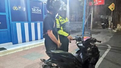 Operasi Penertiban Knalpot Brong, Sembilan Pengendara di Banyuwangi Ditilang